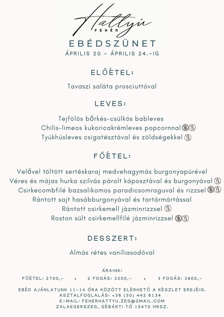 Feh�r Hatty� – Eb�dsz�net �prilis 20-24.-ig