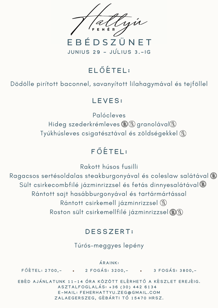 Feh�r Hatty� – Eb�dsz�net junius 29 - j�lius 3.-ig.
